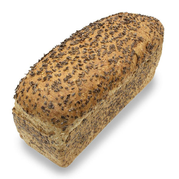 Afbeelding van Binnenveld bruin meergranenbrood met lijnzaad deco heel