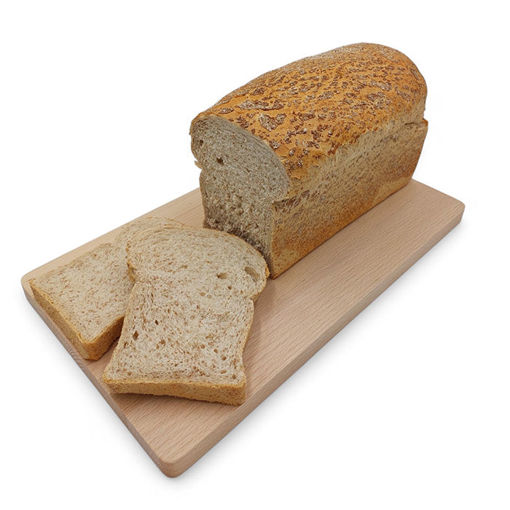 Afbeelding van Lichtbruin tarwemoutbrood met rogge deco