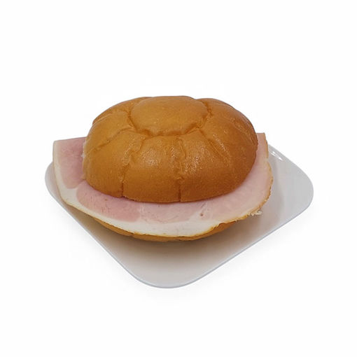 Afbeelding van Zachte wittebol met grill ham