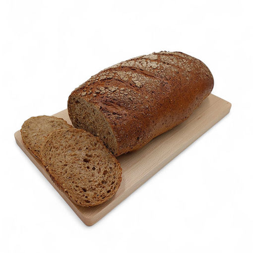 Afbeelding van Zuurdesem bruin meergranen vloerbrood heel