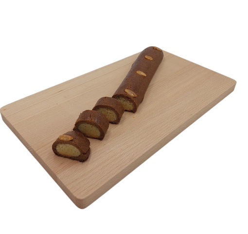 Afbeelding van Speculaasstaaf gevuld met amandelspijs (250 gram)