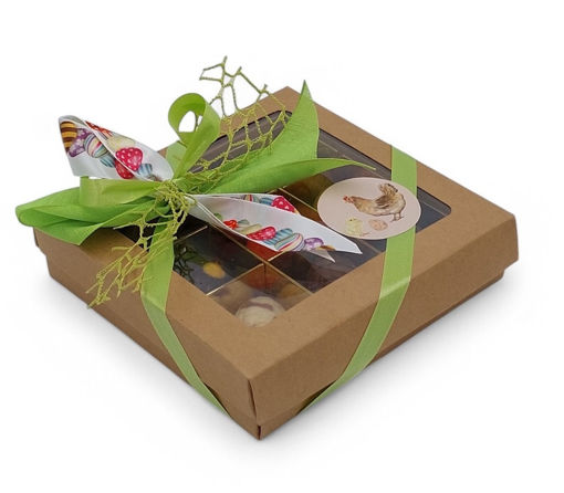 Afbeelding van Luxe doos paaseitjes (9 paaseitjes)