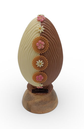 Afbeelding van Duo ei met bloemen